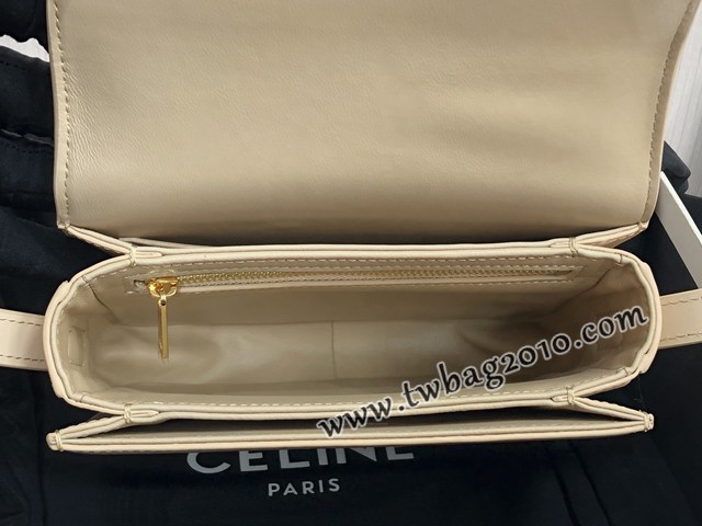 Celine專櫃2023新款CUIR TRIOMPHE TEEN小號凱旋門女包 188423小 賽琳全皮肩背包 sldj2280